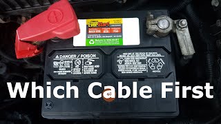 How to Disconnect and Reconnect the Car Battery [upl. by Goer517]