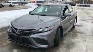 Gray 2023 Toyota Camry CAMRY SE Review Brockville ON  1000 Islands Toyota [upl. by Zumwalt]