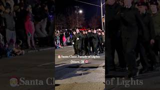 🎅🎄Santa Claus Parade of Lights Oshawa ON 🇨🇦 shortsviral santaclausparade christmas [upl. by Etteuqal719]