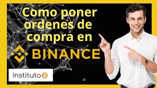 Cómo establecer órdenes de compra y venta en Binance [upl. by Corenda]