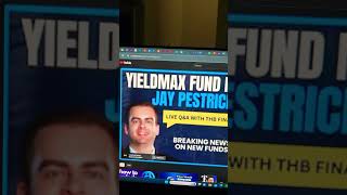 Upcoming YieldMax Dividends PLUS Jay Interview Tonight yieldmax dividendyield [upl. by Armilla]