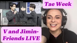 Reacting to BTS V and Jimin Friends Live [upl. by Sheila]