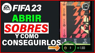 Como abrir SOBRES en FIFA 23 Ultimate TEAM ✅ [upl. by Ag237]