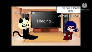 Ladybug and cat noir react to hawkmoths theme song 🎵 [upl. by Trebmer762]