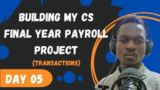 🔴 Final Year CS Payroll System Project Day 5 with Express TypeScript and Drizzle ORM [upl. by Aihcropal]