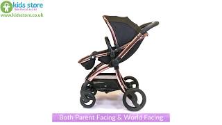 Egg Diamond Black on Rose Gold Stroller Carrycot Car Seat [upl. by Kelleher]