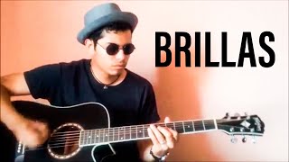 BRILLAS  LEON LARREGUI GUITARRA COVER LETRA Y ACORDES [upl. by Carrillo874]