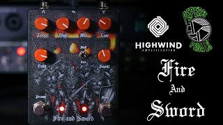 Fire And Sword Preamp  Pepers Pedals amp Highwind Amplification [upl. by Saxon]