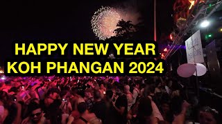 Full moon Party 2024 Koh Phangan January Happy New Year celebration [upl. by Etnohs524]