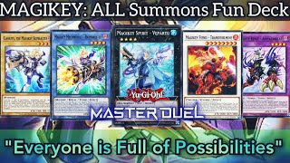 MAGIKEY Ritual Fusion Synchro amp Xyz ALL in 1  Extremely FUN Deck MASTER DUEL [upl. by Desta]