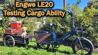 Engwe LE20 Cargo EBike Dual Batteries Torque Sensor Step Through 1300 Watt Peak [upl. by Potter]