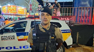 TENENTE COMENTA POLICIAMENTO NO CARMO RODEIO FEST [upl. by Adnilak122]