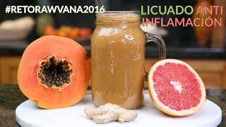 Licuado para Bajar la Barriga Limpiar el Colon y Desintoxicar [upl. by Dessma]