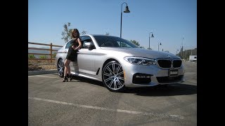 2018 BMW 540i with M Sport Package  20quot M Wheels  Rhodonite Silver  BMW Review [upl. by Gisela]