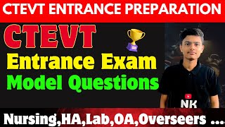 ctevt entrance exam model questions 2080  ctevt pharmacy entrance exam question papers in nepal [upl. by Amarillis]