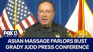 Grady Judd press conference on massage parlor sting [upl. by Adnomal]