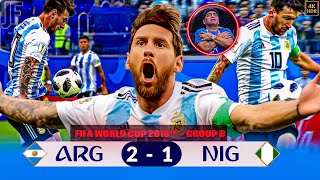 MESSI SAVES ARGENTINA FROM GROUP STAGE ELIMINATION WITH A MAGICAL GOAL REIGNITING MARADONAS HOPE [upl. by Alfonso678]