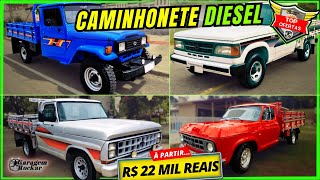 Boas ofertas de CAMINHONETE CARROCERIA de MADEIRA a DIESEL BARATA a VENDA À PARTIR DE 22 MIL d10 [upl. by Kirsti]