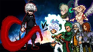 G1 KANEKI V2 VS 6 OTHER MUGEN CHARS 1 VS ALL  AI BATTLE  JUMP FORCE MUGEN [upl. by Sunil]