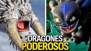 Los 10 DRAGONES Más Poderosos en Cómo Entrenar a tu Dragón [upl. by Adiene489]