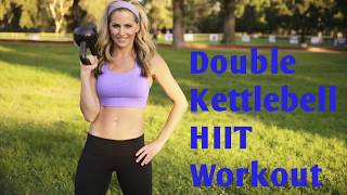 25 Minute Double Kettlebell Workout For Strength amp Cardio [upl. by Ailahs]