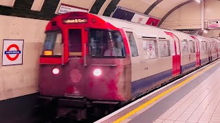 Sound of 1972 Stock Train Arriving and Departing on the London Underground Bakerloo line [upl. by Horowitz]