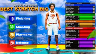 BEST STRETCH BIG BUILD in NBA 2K22 BEST POWER FORWARD BUILD THE BEST STRETCH CLEANER NBA 2K22 [upl. by Hagan426]