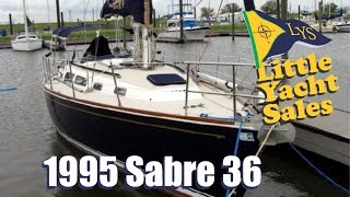 SOLD 1995 Sabre 36 Sailboat for sale at Little Yacht Sales Kemah Texas [upl. by Frannie801]