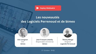 Replay  Les nouveautés de bimeo et des logiciels Perrenoud [upl. by Enilrahc]