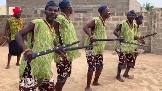 Agbadza Youth Club Aflao  Batorme Afa Anago  Traditional dance from Africa [upl. by Ydnac]