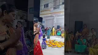 pankida song at bathukamma celebrations 🌲🌳🌴🌲chinna bathukamma [upl. by Ataga]