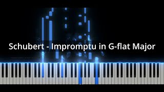 Schubert  Impromptu in Gflat Major Op 90 No 3  NVKpiano [upl. by Ellinad512]