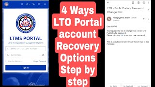 LTO PORTAL Account Recovery Options [upl. by Apurk619]