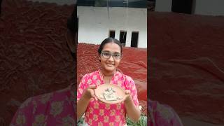 😊আজ বানালাম terracotta jewellery clay art pottery shorts viral minivlog [upl. by Menken401]