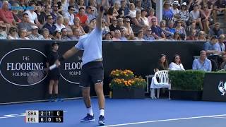 Juan Martin del Potro vs Denis Shapovalov Auckland 2018 R2 Highlights HD [upl. by Pogue]