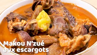 Recette Ivoirienne  Sauce Mankou NZué aux Escargots [upl. by Prager581]