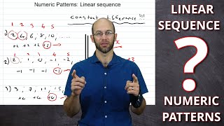 HOW to solve a LINEAR SEQUENCE in NUMERIC PATTERNS  Grade 8 [upl. by Carmine]