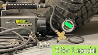 DIY two tire inflator system with quick valve stem disconnects for any vehicle [upl. by Treboh270]