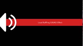 Loud Ruffling SOUND Effect [upl. by Euqinemod40]