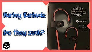 New Harley Davidson earbuds DO THEY SUCK [upl. by Lorac]