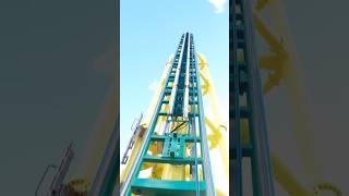 THIS Roller Coaster Has a VERTICAL Launch 😎 fyp rollercoaster [upl. by Rudolf867]