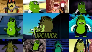 All upchuck transformations in all Ben 10 series [upl. by Nerat]