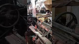 Textile power loom weaving processtrandingshorts power loom youtubeshorts sumantkumar [upl. by Ffilc]