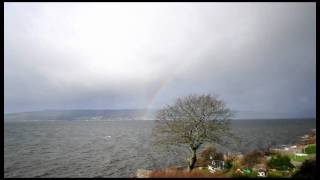 Nikon D5100 video test of effect of Polarising filter on a Rainbow sky sea and clouds [upl. by Hras]