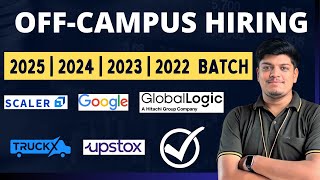 Global Logic Mega Hiring  BATCH 2021  2022  2023  2024  2025  Google Scaler Upstox Hiring [upl. by Arlena]