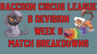 GET POKEMOND  Pokemon RCL Draft League S10 B Week 6 [upl. by Thor]