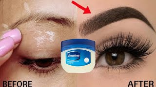 How to apply vaseline on eyebrows and eyelashes overnight  Vaseline petroleum jelly uses [upl. by Sparrow925]