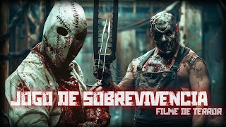 Eles se tornaram parte de um sinistro jogo de sobrevivência Filme de terror suspense em português [upl. by Ellerehc]