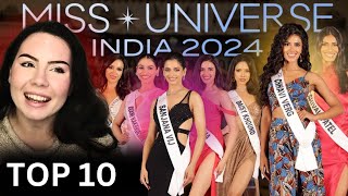 💥 Miss Universe India 2024 My Top 10 is [upl. by Aiem]