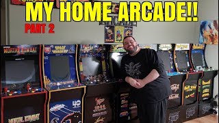 My At Home Arcade Arcade1up Mortal Kombat Space Invaders and Final Fight Machines [upl. by Mctyre]